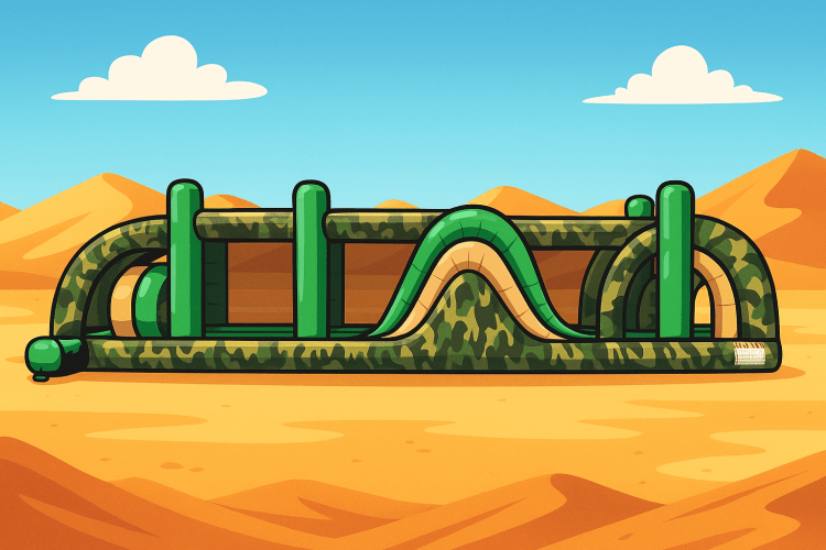 Camo Obstacle Course