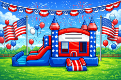 Red White and Blue Dual lane Combo