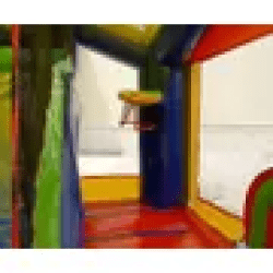 xco rnbw c5 hoop.jpg 1770862325 5-Part Multi Play Rainbow Inflatable Bounce House with Slide